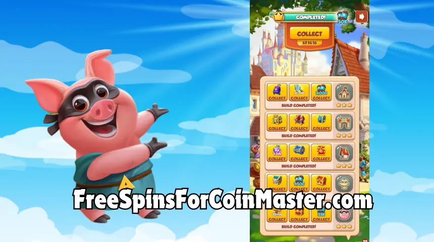 Team Castle Coin Master Rewards